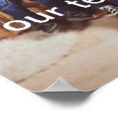 カスタム写真または文字 ポスター (角)