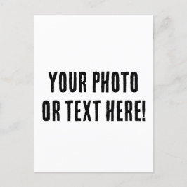 カスタム写真または文字 ポストカード