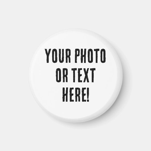 カスタム写真または文字 マグネット (正面)