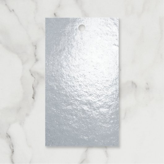 カスタム写真ま無地のたは銀のTo & From ギフトタグ (正面)