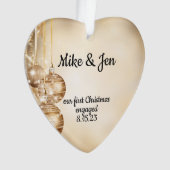 カスタム写真アクリルクリスマスオーナメント オーナメント (正面)