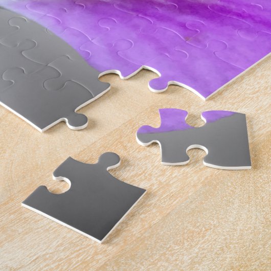 カスタム写真アップロードパーソナライズされたジグソーパズル ジグソーパズル (側面)