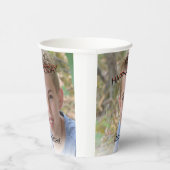 カスタム写真アップロード🎈モノグラム 紙コップ (右)