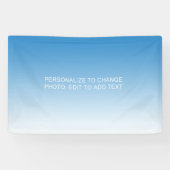 カスタム写真アートワーク誕生日パーティー展示会 横断幕 (横)