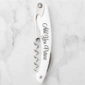 カスタム写真ウェイターのコルク栓抜 ソムリエナイフ (正面)