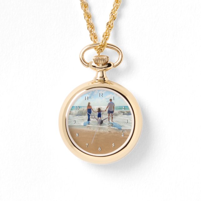 カスタム写真ウォッチのギフトをパーソナライズされた 腕時計 (正面)