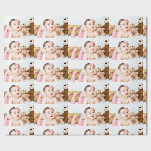 カスタム写真カスタム包装紙 ラッピングペーパー (シーム)