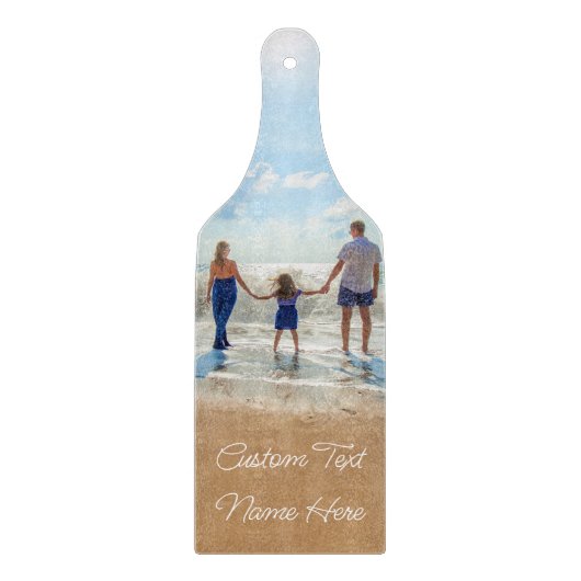 カスタム写真カットボードあなたの写真と文字 カッティングボード (正面)