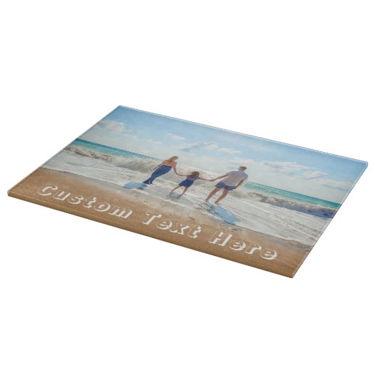 カスタム写真カットボードあなたの写真と文字 カッティングボード (角)