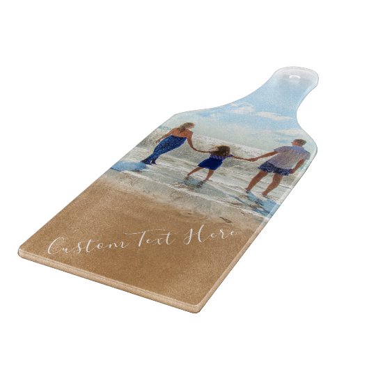 カスタム写真カットボードあなたの写真と文字 カッティングボード (角)
