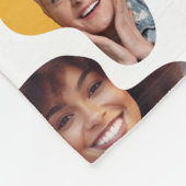 カスタム写真カモフモダンラージ フリースブランケット (角)