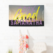 カスタム写真カラーサイズカレッジ卒業 横断幕 (インサイチュ)