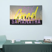 カスタム写真カラーサイズカレッジ卒業 横断幕 (トレードショー)