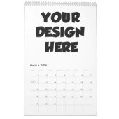 カスタム写真カレンダーパーソナライズされた – 家族のプレゼント カレンダー (3月 2026)