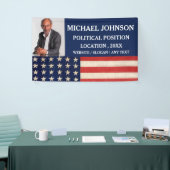 カスタム写真キャンペーン 政治  横断幕 (トレードショー)