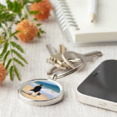 カスタム写真キーチェーンあなたの写真 – 最高のMOM キーホルダー (側面)