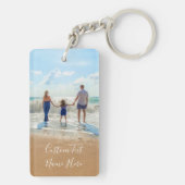 カスタム写真キーチェーンギフトあなたの写真と文字 キーホルダー (裏面)