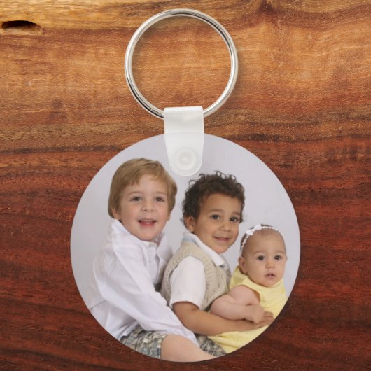 カスタム写真キーホルダー – 自分の写真! キーホルダー (正面)