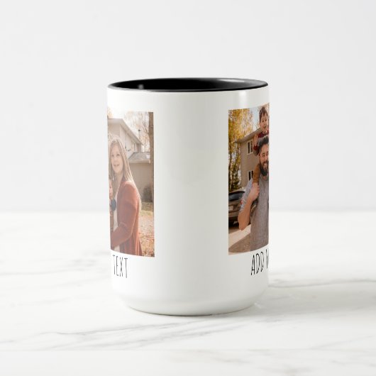 カスタム写真ギフトパーソナライズされた理想的なギフトアイディア マグカップ (中央)