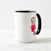 カスタム写真クリスマスの贈り物アイディア、プレゼント マグカップ (正面右)