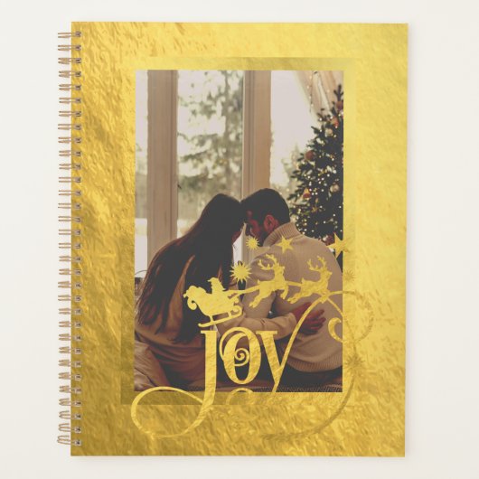 カスタム写真クリスマスジョイプランナー プランナー手帳 (正面)