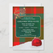 カスタム写真クリスマスホリデー招待状またはカード 招待状 (正面)