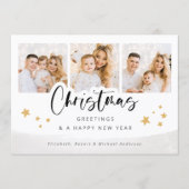 カスタム写真クリスマスホリデー用グリーティングカード シーズンカード (正面)