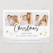 カスタム写真クリスマスホリデー用グリーティングカード シーズンカード (正面)