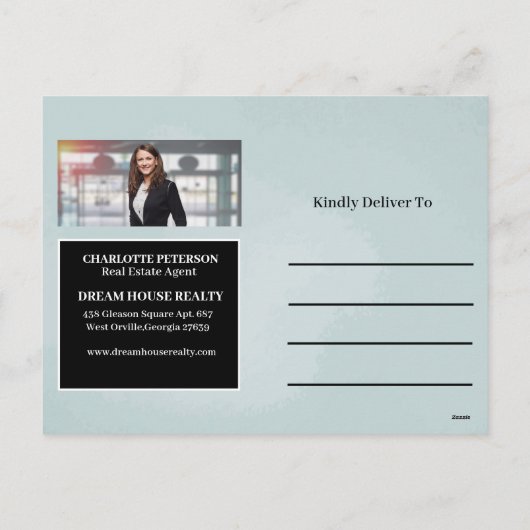 カスタム写真クリスマス実在財団代理人 シーズンポストカード (裏面)