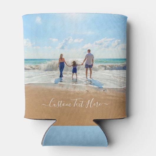 カスタム写真クーラーボックスお客様の写真と文字 缶クーラー (裏面)