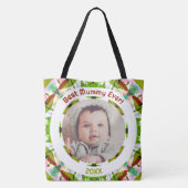 カスタム写真グリーン母の日のミイラ最高のー トートバッグ (裏面)