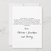 カスタム写真コラージペットドッグ結婚の駆け落ち セーブザデート (裏面)