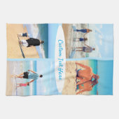 カスタム写真コラージュのキッチンタオル キッチンタオル (横)