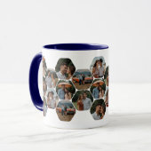 カスタム写真コラージュのマグカップ – ギフトパーソナライズされた商品 マグカップ (正面左)