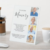 カスタム写真コラージュパーソナライズされた結婚の記念 台座サイン (インサイチュ)