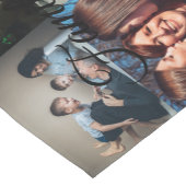 カスタム写真コラージュ名家族14枚の写真 ショートテーブルランナー (コーナー)