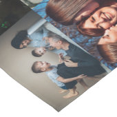 カスタム写真コラージュ名家族14枚の写真 ショートテーブルランナー (コーナー)