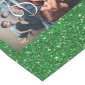 カスタム写真コラージュ名家族14枚の写真 ショートテーブルランナー (コーナー)