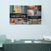 カスタム写真コラージュ幼稚園卒業 横断幕 (トレードショー)