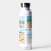 カスタム写真コラージュ文字ご家族の写真ギフト ウォーターボトル (左面)