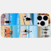 カスタム写真コラージュ文字ご家族の写真ギフト Case-Mate iPhoneケース (裏面 (横))