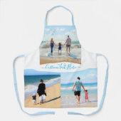 カスタム写真コラージュ文字エプロンあなたの写真ギフト エプロン (正面)