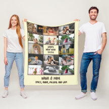 カスタム写真コラージュ新年のプレゼント