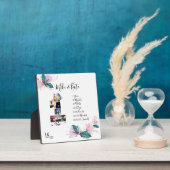 カスタム写真コラージュ1周年彼氏 フォトプラーク (インサイチュ)