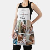 カスタム写真コラージュ・ダディ・ザ・グリル・マスター・ファーザー エプロン (インサイチュ)
