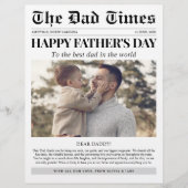 カスタム写真コラージュHappy Father's Day新聞 (正面)