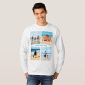 カスタム写真コラージュTシャツあなたの写真お気に入りの Tシャツ (正面フル)