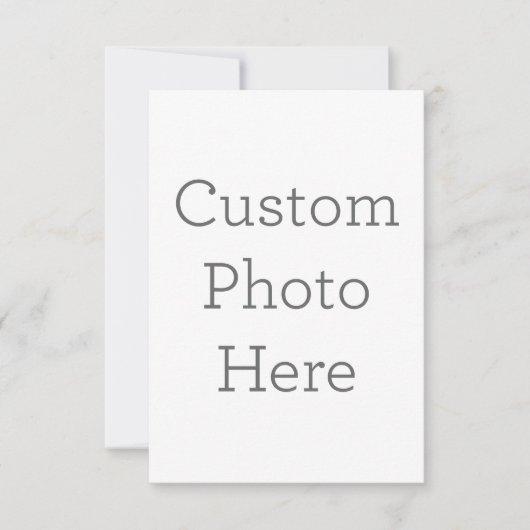 8.9cm x 12.7cmフラットサンキューカード (正面)