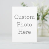 8.9cm x 12.7cmフラットサンキューカード (スタンド正面)