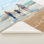 カスタム写真シャーパブランケットあなたの写真と文字 シェルパブランケット (3/4)